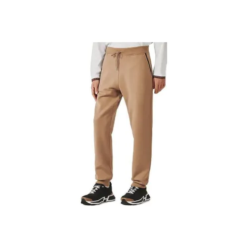 HERMES Коричневые спортивные брюки для мужчин