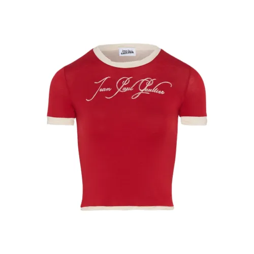 Jean Paul Gaultier T-Shirt Женская Красная