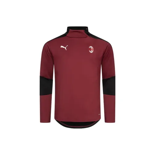 PUMA Темно-красный Мужской Футбольный Джерси