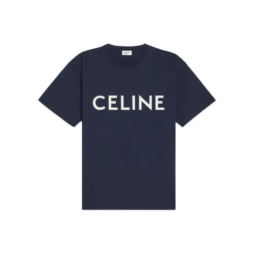 CELINE T Рубашка Женская Морской Синий