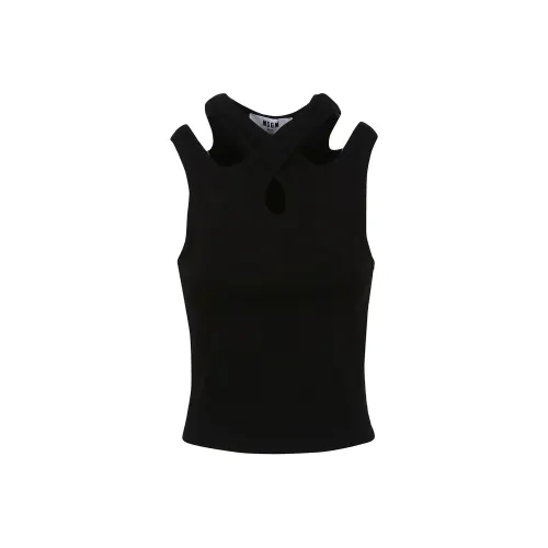 MSGM Черные Женские Майки