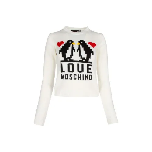LOVE MOSCHINO FW22 Свитер Женский Белый