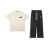 Абрикосовый топ+черные брюки