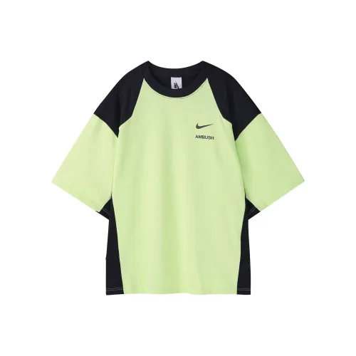 Nike x AMBUSH T-Shirt Женская Черная Желтая Азиатская версия