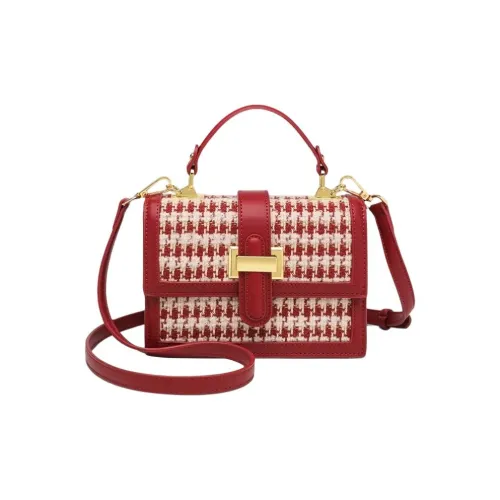 CLEVER KETCH ПУ (полиуретан) Коробка Сумка Сумка через плечо Женская Красная