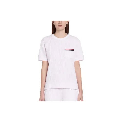 THOM BROWNE Светло-розовые Женские Т-рубашки
