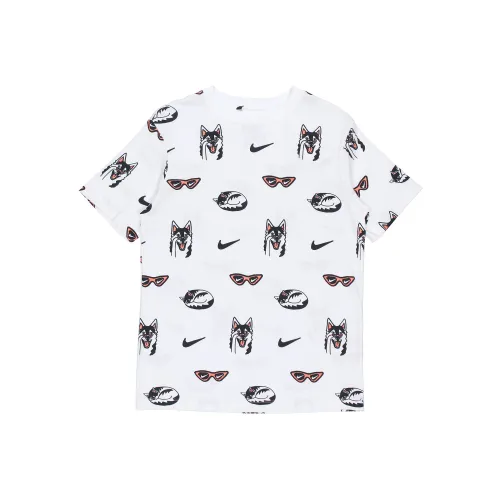 nike Т-рубашка с рукавом-трубкой женская белая