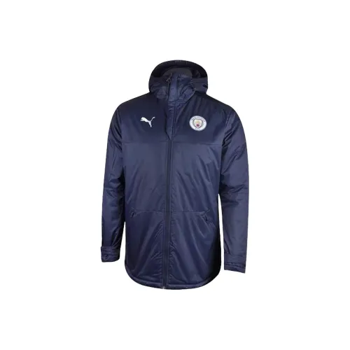 PUMA MCFC Футбол Джерси Мужской Темно-синий