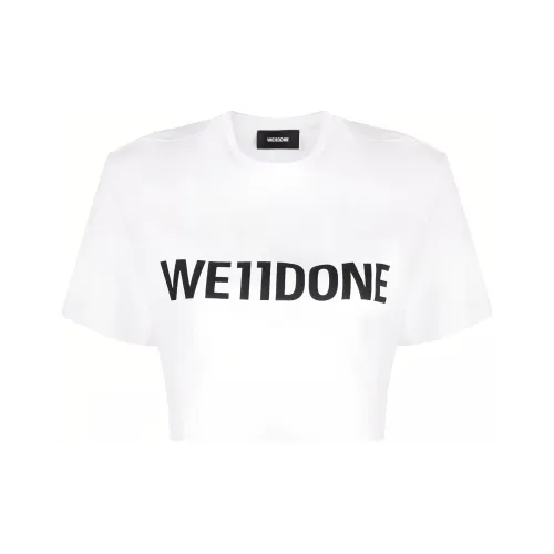WE11DONE SS23 T-Shirt Женская Белая