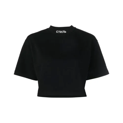 HERON PRESTON Черный Женские Короткие Топы