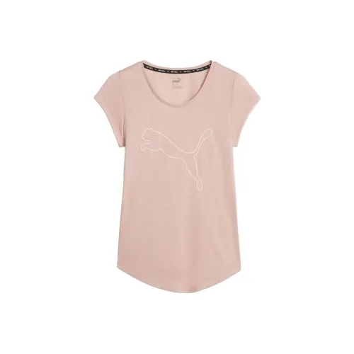 PUMA T-рубашка DE Sport Chiné PERFORMANCE CAT Femme T-рубашка Женская Розовая