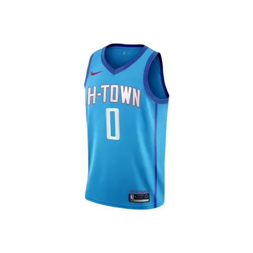 Nike Синий Мужские баскетбольные майки