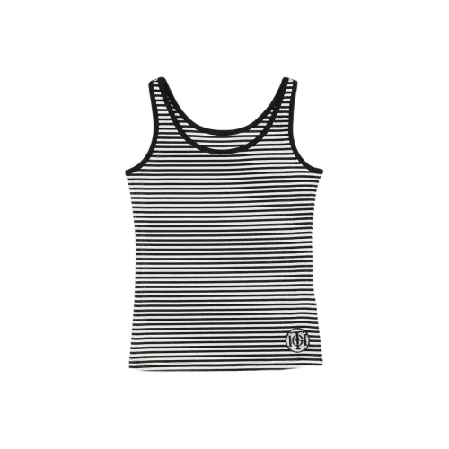 TCH Майка Женская Черно-Белые Полосы