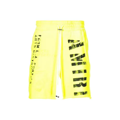 AMIRI Желтые Мужские Спортивные Шорты