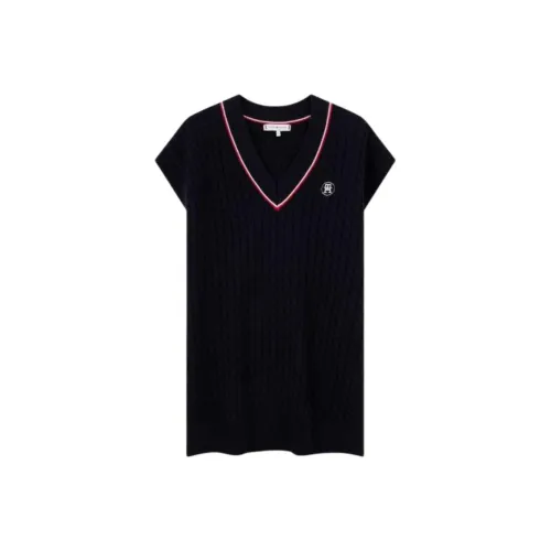 Tommy Hilfiger Майка Женская Темно-Синяя