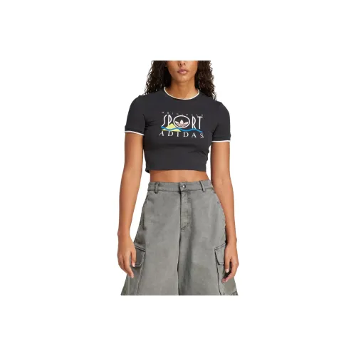 Adidas Standard T-Shirt Женская Черная