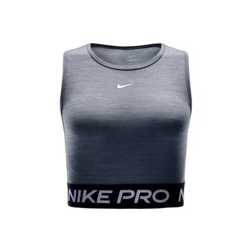 nike Pro Майка Женская Дымчатый Серый