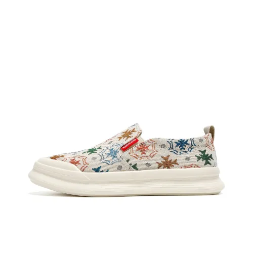 Kemaron Мужские повседневные туфли Low Top Бежевые Мужские
