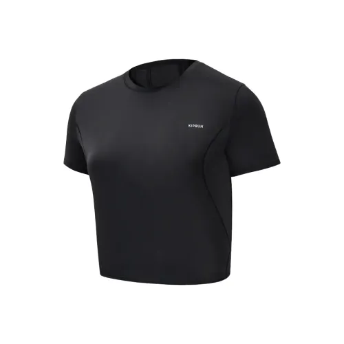 DECATHLON T-рубашка Женская Дымчатый Черный