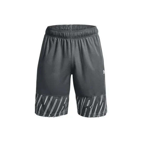Under Armour Baselin Темно-серый Мужские баскетбольные шорты