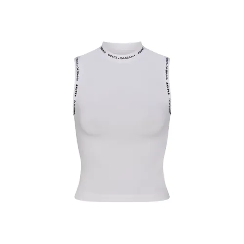 SKIMS x DOLCE GABBANA FW24 Майка Женская Снег Снег