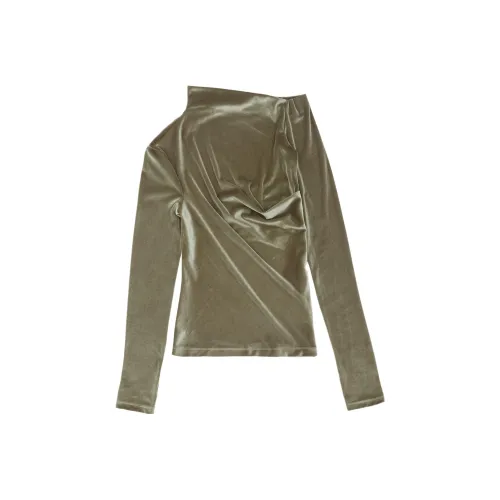 Helmut Lang Травяной зеленый Женские футболки