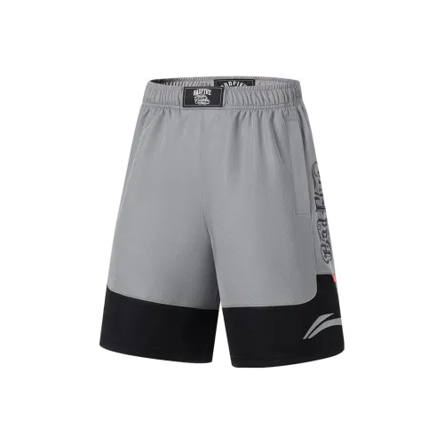 LINING BADFIVE Shark Серый Черный Мужские Спортивные Шорты