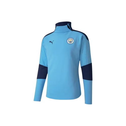 PUMA Manchester City Футбол Джерси Мужской Небесно-Синий