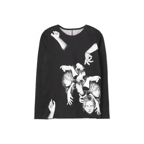 Yohji Yamamoto Серые Женские T-рубашки