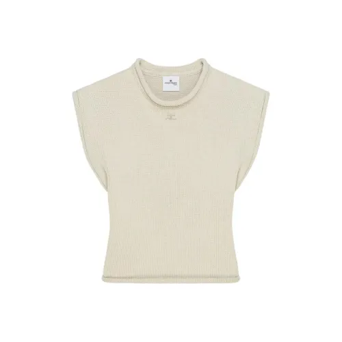 COURREGES Майка Женская Экрю