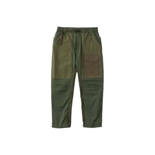 White Mountaineering NEXUS VII Collaboration Хаки Унисекс Повседневные брюки