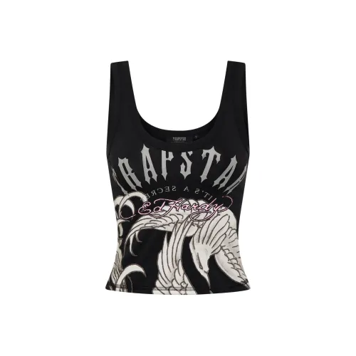 ED HARDY X Trapstar Collaboration FW24 Майка Женская Черная