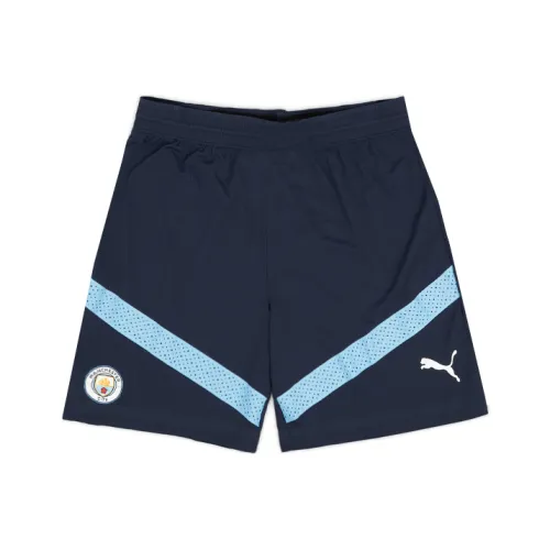 PUMA Switzerland Home Темно-синие спортивные шорты для мужчин
