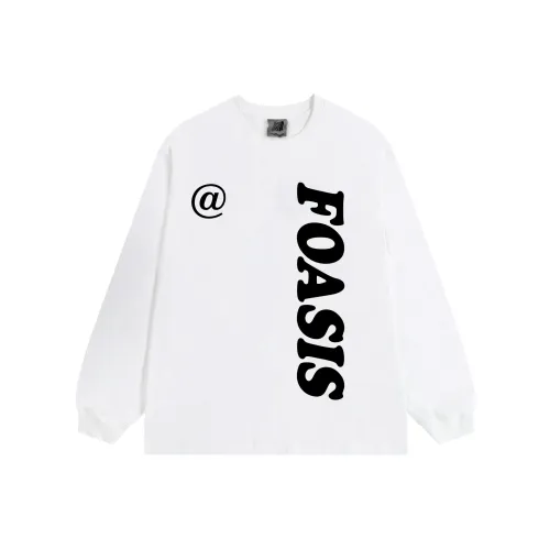 FOASIS Т-рубашка с оборванным рукавом унисекс белый