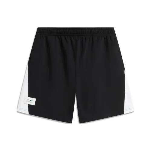 LINING In My Name Повседневные шорты Унисекс Черный Стандартный Белый