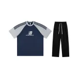 Серый и темно-синий (Цветовые блоки, стиль позиционирования)