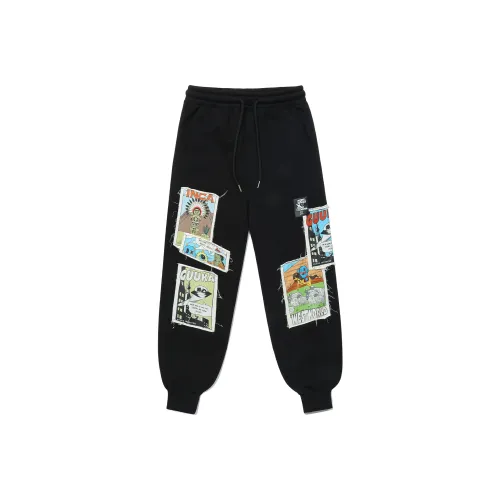 Guuka Повседневные брюки Унисекс Черный