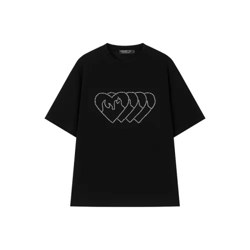 ETERNITY ITA Прямой крой T-рубашка Унисекс Черный