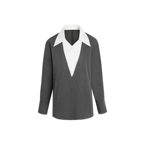 REDOLENCE T Рубашка Женская Темно-Серый