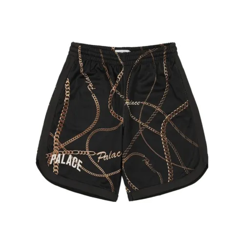 Дворцовый Черный Унисекс Баскетбольные Шорты