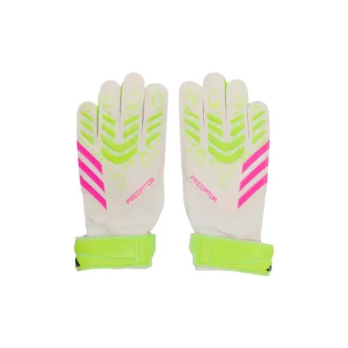 Adidas Полиэстер Резина Хлопок Спортивные Перчатки Унисекс Зеленый