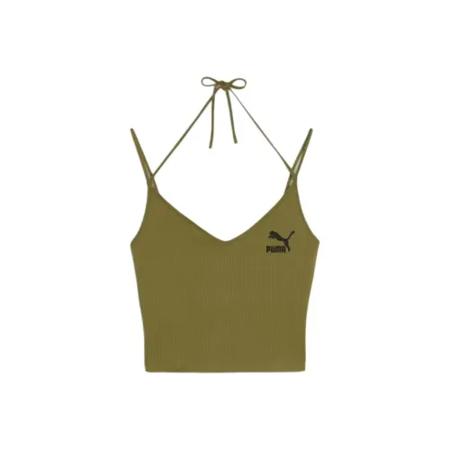 PUMA CLASSICS Зеленые Женские Майки