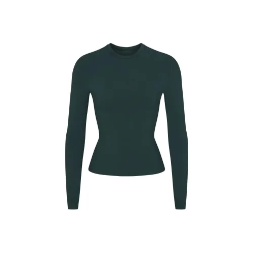 Skims FW23 COTTON серия Ель Женские Т Рубашки