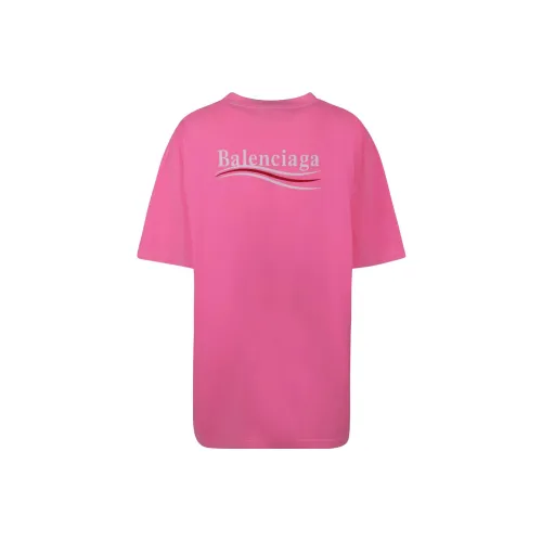 Balenciaga T-Shirt Женская Розовая Свободного кроя