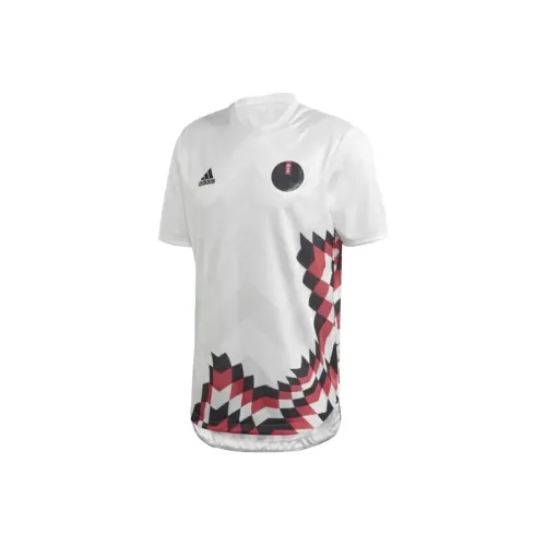 Adidas T-Shirt Японская версия Унисекс Белый