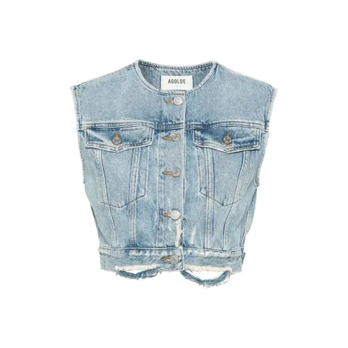 AGOLDE Синие Женские Майки