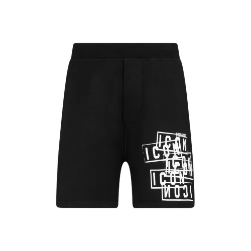 DSQUARED 2 Черные Мужские Спортивные Шорты