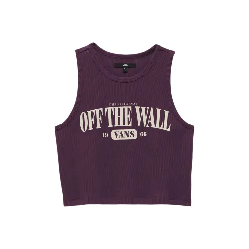 Vans Team Spirit Tank Top Майка Женская Фиолетовая