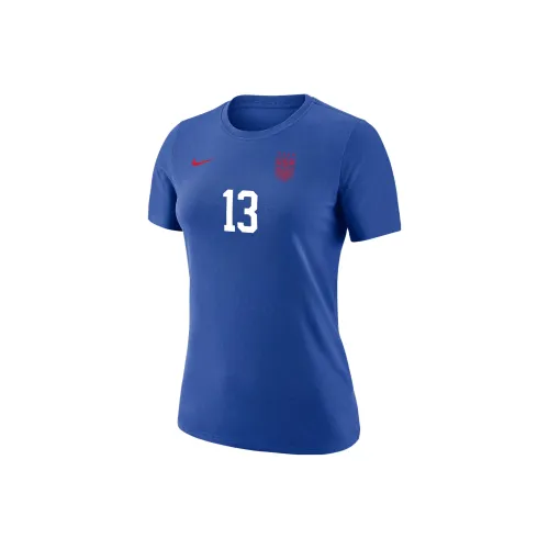Nike USA Soccer Team Olympic Series Стандартная футболка Женская Синяя