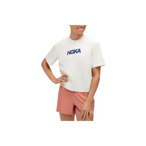 HOKA ONE ONE Цвет эггнога Женские Т-рубашки